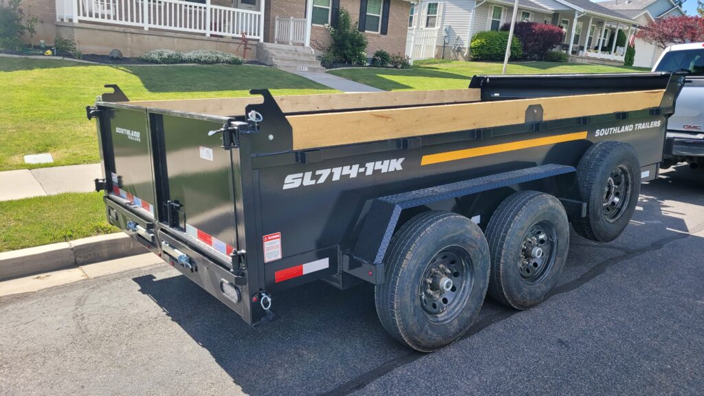 dump trailer for rent